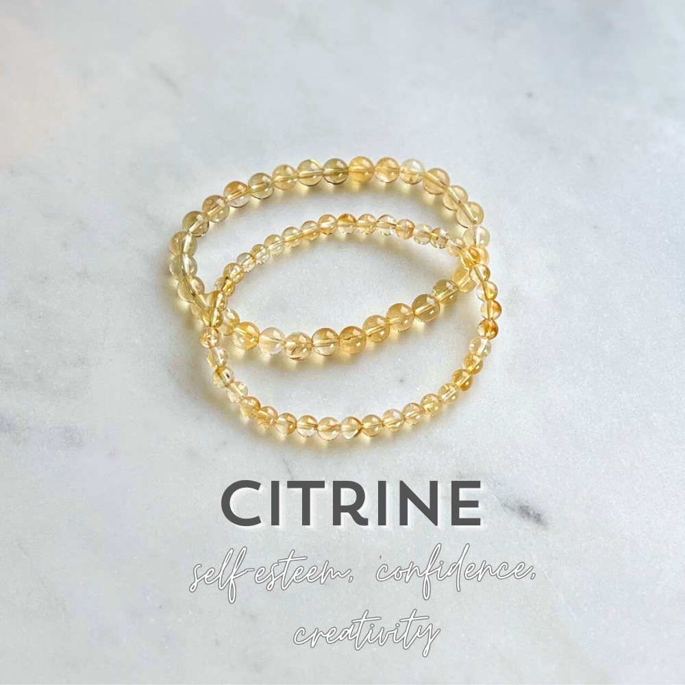 Citrine set of 2 bracelets